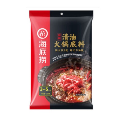 海底捞清油火锅底料220g